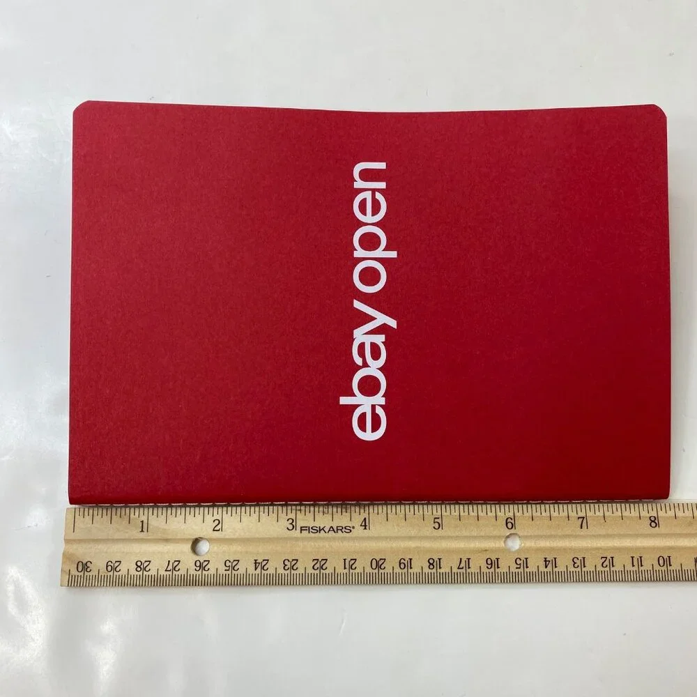 Ebay Branded Notebook With Red Cover  Ribbon Bookmark eBayana